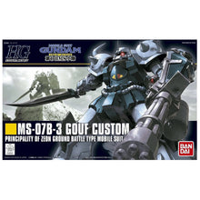 Carica l'immagine nel visualizzatore di Gallery, GUNPLA HGUC MS-07B-3 GOUF CUSTOM 1/144
