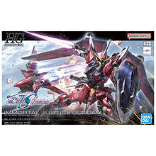 Carica l'immagine nel visualizzatore di Gallery, GUNPLA HGCE IMMORTAL JUSTICE GUNDAM 1/144