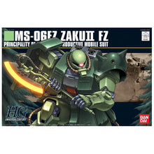 Carica l'immagine nel visualizzatore di Gallery, GUNPLA HGUC MS-06FZ ZAKU II FZ 1/144