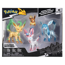 Load image into Gallery viewer, POKEMON SELECT EVOLUTION MULTI-PACK EEVEE LEAFEON GLACEON SYLVEON