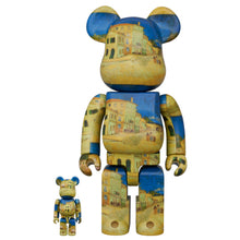 Load image into Gallery viewer, BEARBRICK 100% 400% VAN GOGH THE YELLOW HOUSE