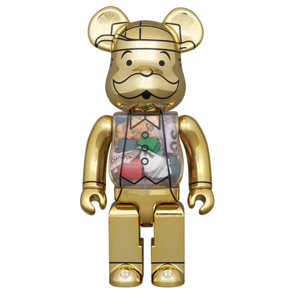 BEARBRICK 400% MR. MONOPOLY 90TH ANNIVERSARY VERSION – Atom Plastic
