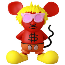 Carica l'immagine nel visualizzatore di Gallery, VCD KEITH HARING ANDY MOUSE RED