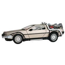 Carica l'immagine nel visualizzatore di Gallery, BACK TO THE FUTURE DELOREAN TIME MACHINE 1:10 DIE CAST