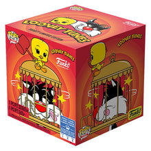 Carica l'immagine nel visualizzatore di Gallery, POP! & TEE BOX LOONEY TUNES SYLVESTER AND TWEETY FLOCKED M
