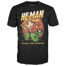 Carica l'immagine nel visualizzatore di Gallery, POP! & TEE BOX MASTERS OF THE UNIVERSE HE-MAN GID M