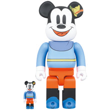Load image into Gallery viewer, BEARBRICK 100% 400% MICKEY MOUSE BRAVE LITTLE TAILOR