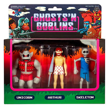 Load image into Gallery viewer, REACTION FIGURES GHOSTS 'N GOBLINS 3-PACK A