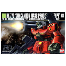 Carica l'immagine nel visualizzatore di Gallery, GUNPLA HGUC RX-77D GUNCANNON MASS PRODUCTION TYPE 1/144
