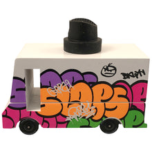 Carica l&#39;immagine nel visualizzatore di Gallery, CANDYCAR GRAFFITI BLACK VAN
