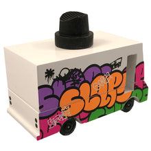 Carica l&#39;immagine nel visualizzatore di Gallery, CANDYCAR GRAFFITI BLACK VAN
