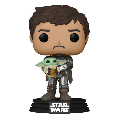 POP! STAR WARS THE MANDALORIAN MANDALORIAN W/ GROGU