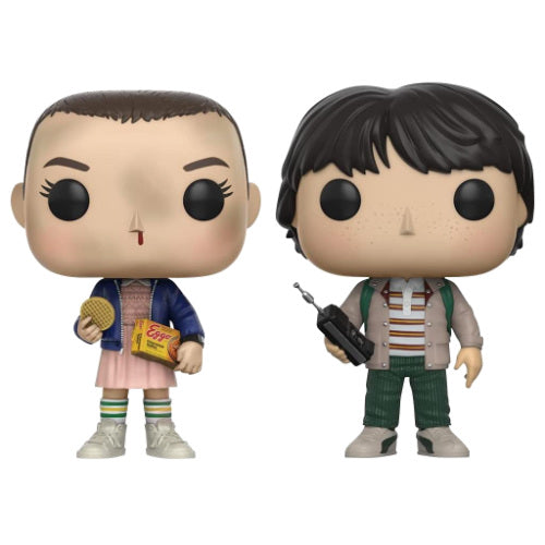POP! TV STRANGER THINGS 1 ELEVEN & MIKE 2-PACK DAMAGED BOX
