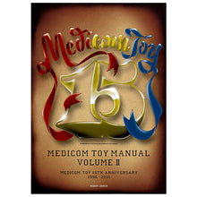 Load image into Gallery viewer, MEDICOM TOY MANUAL VOLUME II BOOK &amp; BEARBRICK 100% MULTICOLOR SET
