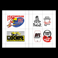 Load image into Gallery viewer, RACING LOGOS &amp; STICKERS (1950-2010)

