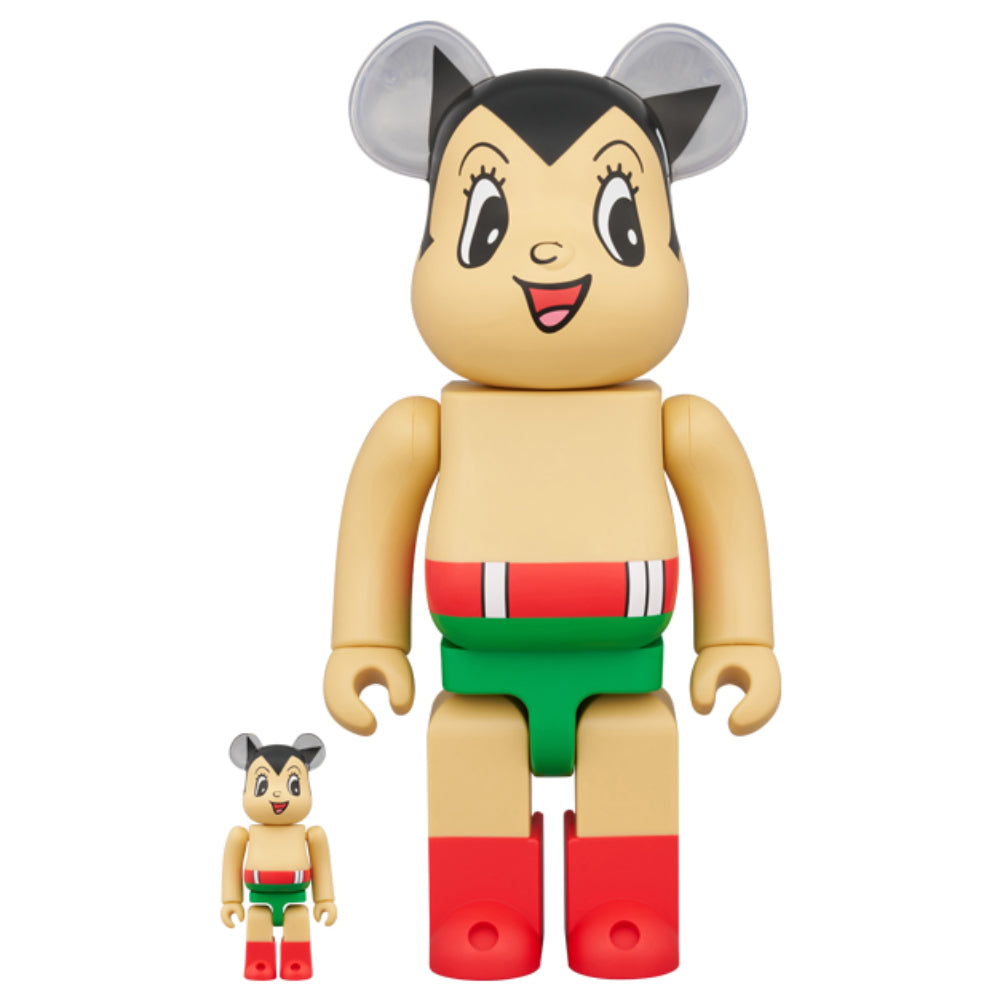 BEARBRICK 100% 400% ASTRO BOY FIRST COLOR VERSION