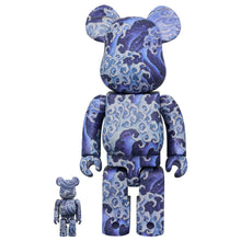 Load image into Gallery viewer, BEARBRICK 100% 400% KATSUSHIKA HOKUSAI ANGRY WAVES ONAMI
