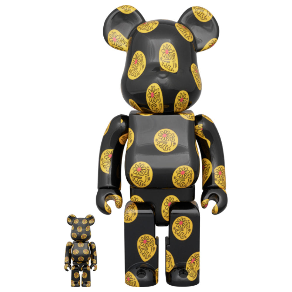 BEARBRICK 100% 400% KEITH HARING #12 – Atom Plastic