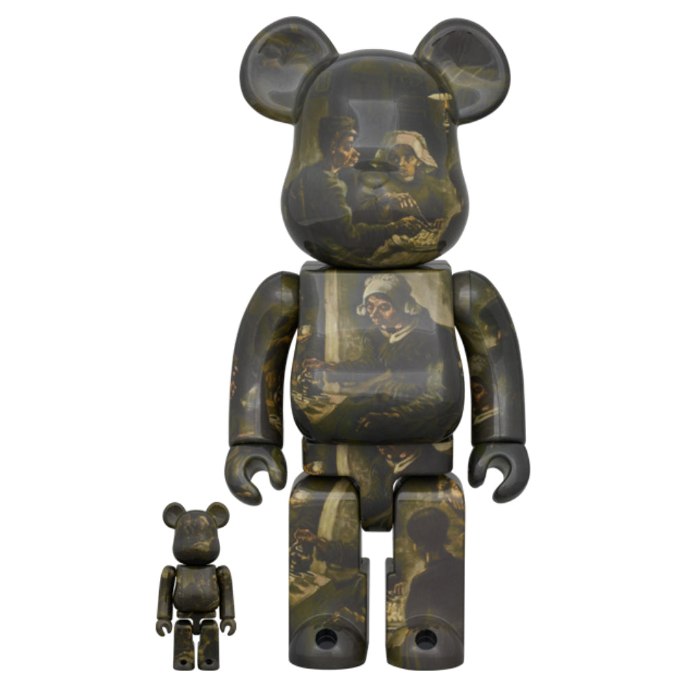 BEARBRICK 100% 400% VAN GOGH THE POTATO EATERS