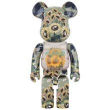 Carica l&#39;immagine nel visualizzatore di Gallery, BEARBRICK 1000% FLORA SUNFLOWER
