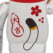 Carica l'immagine nel visualizzatore di Gallery, BEARBRICK 1000% PEKO-CHAN MANEKI NEKO SILVER
