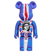 Load image into Gallery viewer, BEARBRICK 1000% SEX PISTOLS GOD SAVE THE QUEEN CHROME
