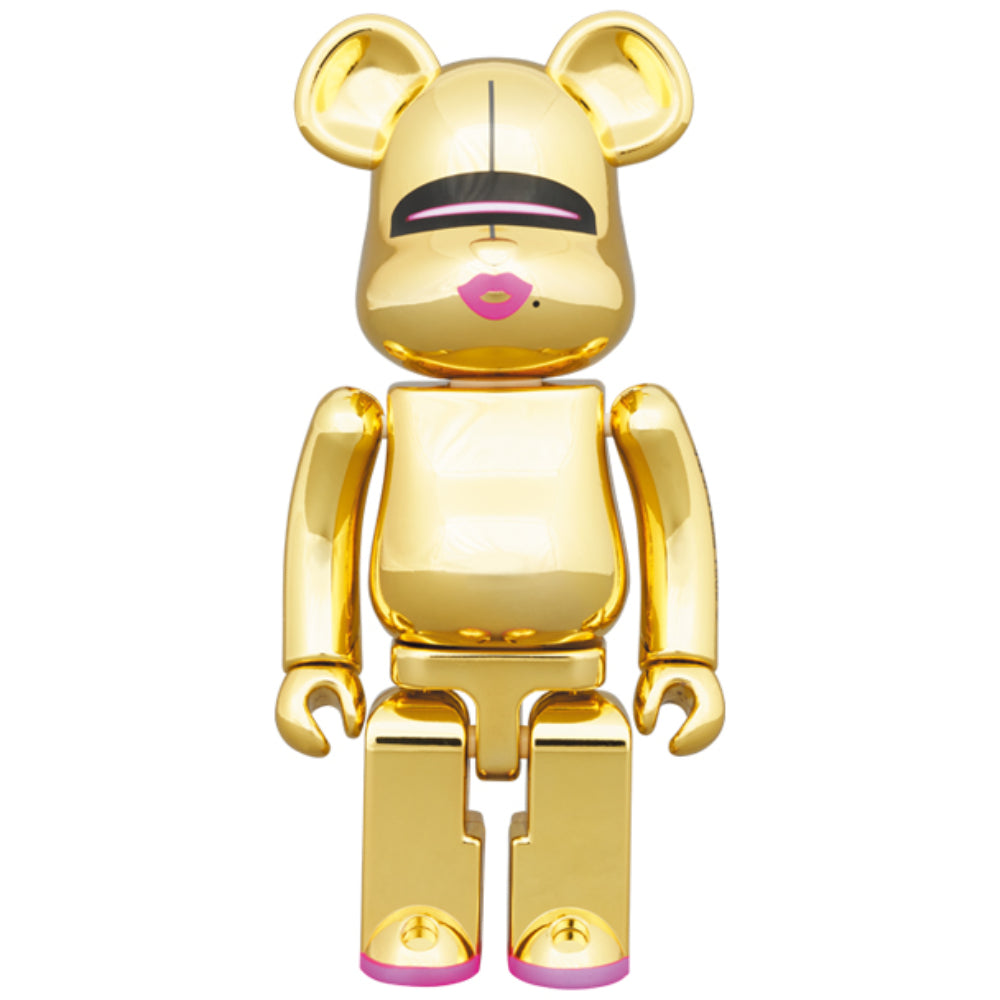 BEARBRICK 200% HAJIME SORAYAMA GOLD CHOGOKIN