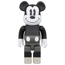 Carica l&#39;immagine nel visualizzatore di Gallery, BEARBRICK 400% MICKEY MOUSE BLACK AND WHITE VERSION
