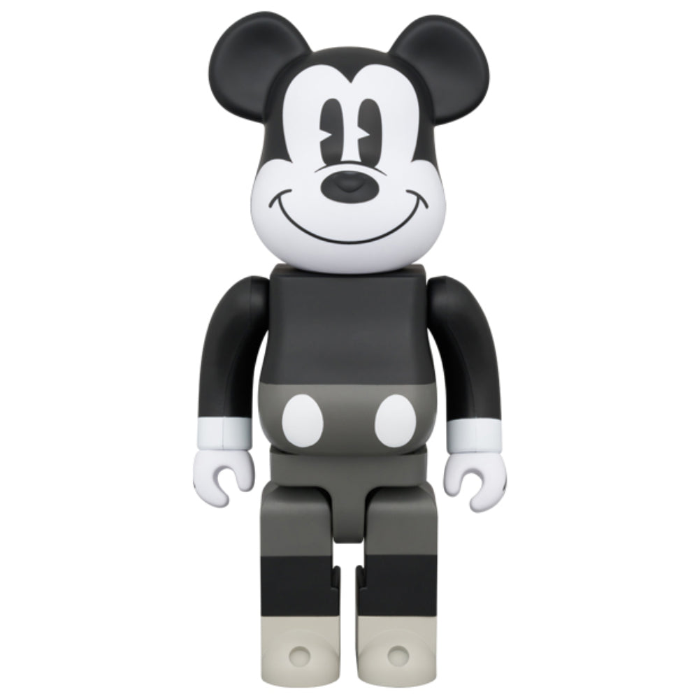 BEARBRICK 400% MICKEY MOUSE BLACK AND WHITE VERSION