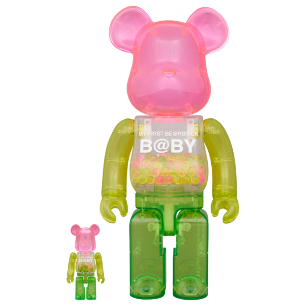 BEARBRICK 100% 400% MY FIRST BEARBRICK BABY 1ST COLOR CLEAR