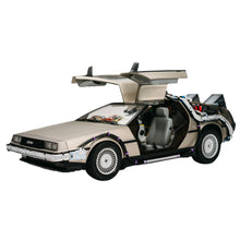 Carica l&#39;immagine nel visualizzatore di Gallery, BACK TO THE FUTURE DELOREAN TIME MACHINE 1:10 DIE CAST
