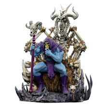 Load image into Gallery viewer, MASTERS OF THE UNIVERSE SKELETOR ON THRONE ART SCALE STATUE 1/10
