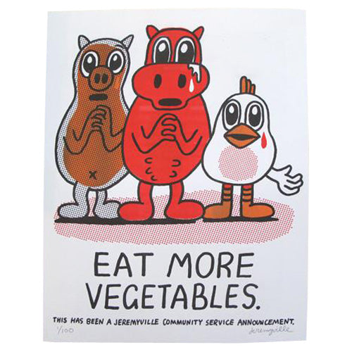 CSA PRINTS EAT MORE VEGETABLES PRINT