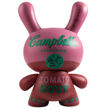 Load image into Gallery viewer, 8-INCH DUNNY ANDY WARHOL CAMPBELL'S PINK
