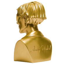 Carica l&#39;immagine nel visualizzatore di Gallery, ANDY WARHOL BUST GOLD 12-INCH
