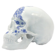 Carica l'immagine nel visualizzatore di Gallery, NOON PORCELAIN SKULL CASHMERE BLUE
