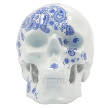 Carica l'immagine nel visualizzatore di Gallery, NOON PORCELAIN SKULL CASHMERE BLUE
