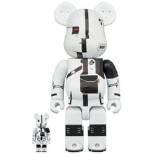 Load image into Gallery viewer, BEARBRICK 100% 400% ACRONYM WHITE CHROME
