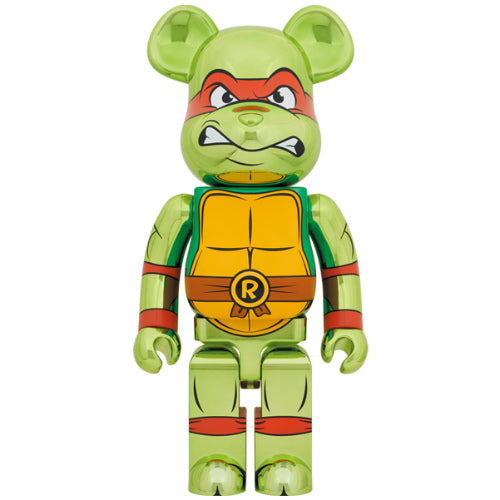 BEARBRICK 1000% TMNT RAPHAEL CHROME