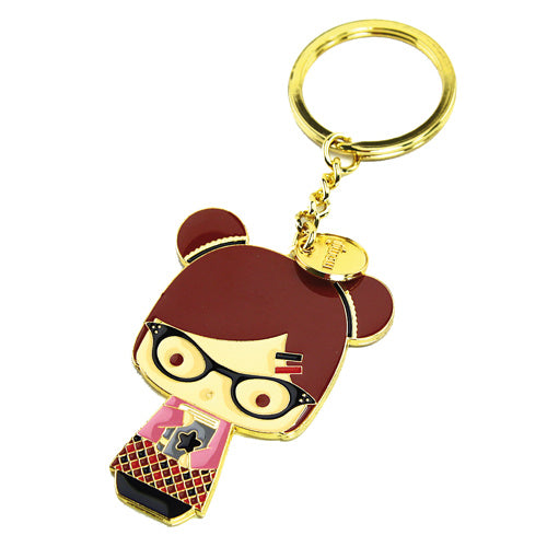 MOMIJI ZAKKA ENAMEL KEY RING BOOK CLUB ALEX