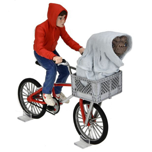 E.T. THE EXTRA-TERRESTRIAL 40TH ELLIOTT & E.T. ON BICYCLE ACTION FIGURE