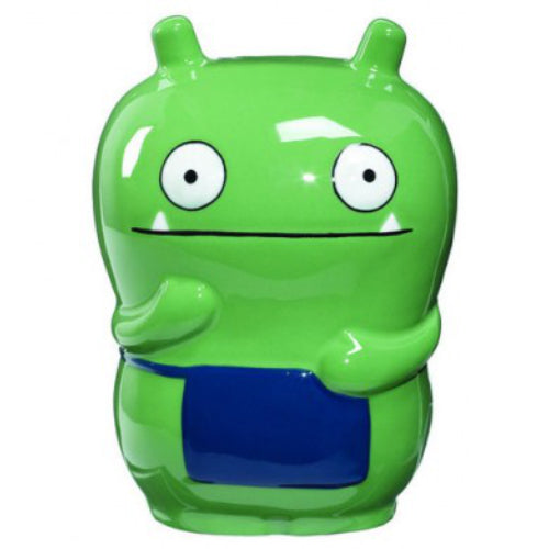 UGLYDOLL CERAMIC COIN BANK WAGE GREEN