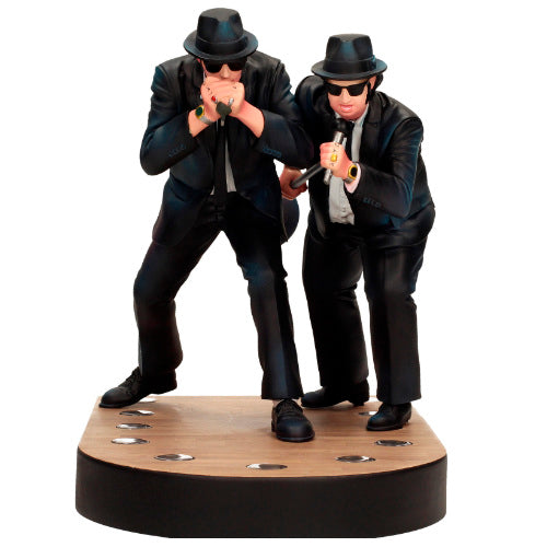 THE BLUES BROTHERS JAKE AND ELWOOD ON STAGE SET