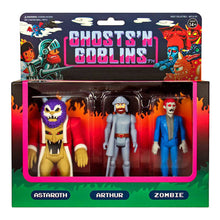 Load image into Gallery viewer, REACTION FIGURES GHOSTS 'N GOBLINS 3-PACK A
