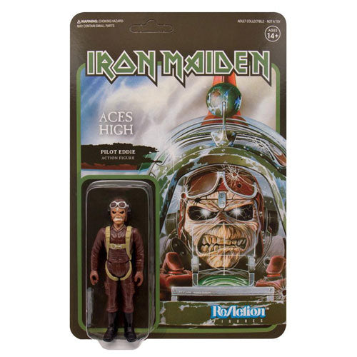 REACTION FIGURES IRON MAIDEN PILOT EDDIE