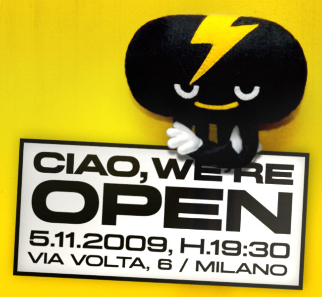 ciao, we're open... l'attesa è finita!