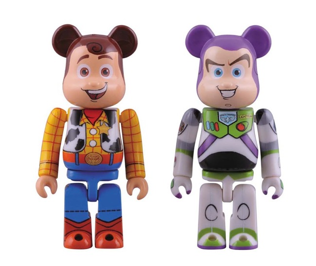 Toy Story 3 Bearbrick Set - Woody & Buzz Lightyear  Bearbricks