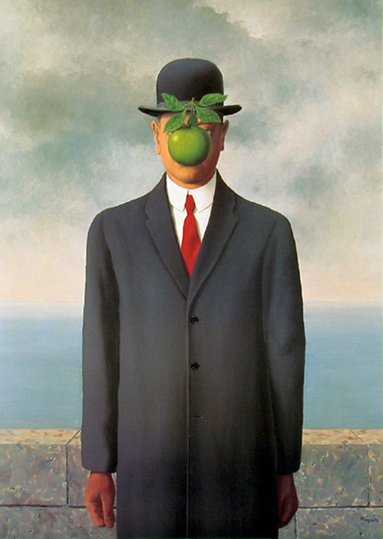 Ren? Magritte, The Son of Man, 1964, Restored by Shimon D. Yanow