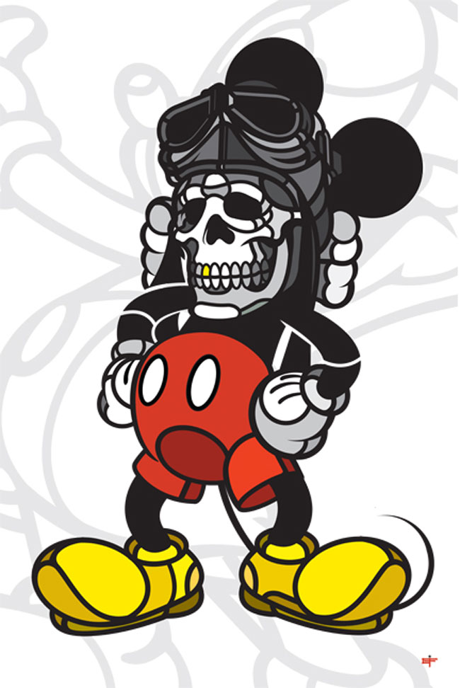 deathead-mickey-print